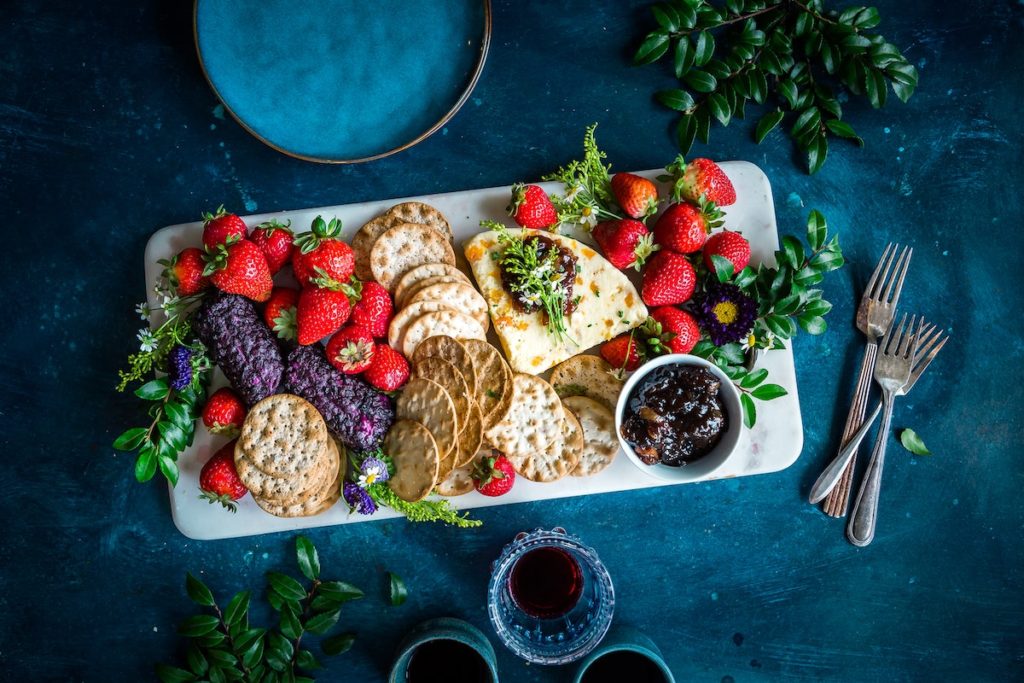 Cracker spread for catering