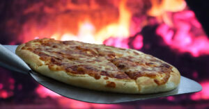 Wood Fired Pizza at Wedding