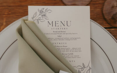 Creative Ways to Personalize Your Wedding Menu