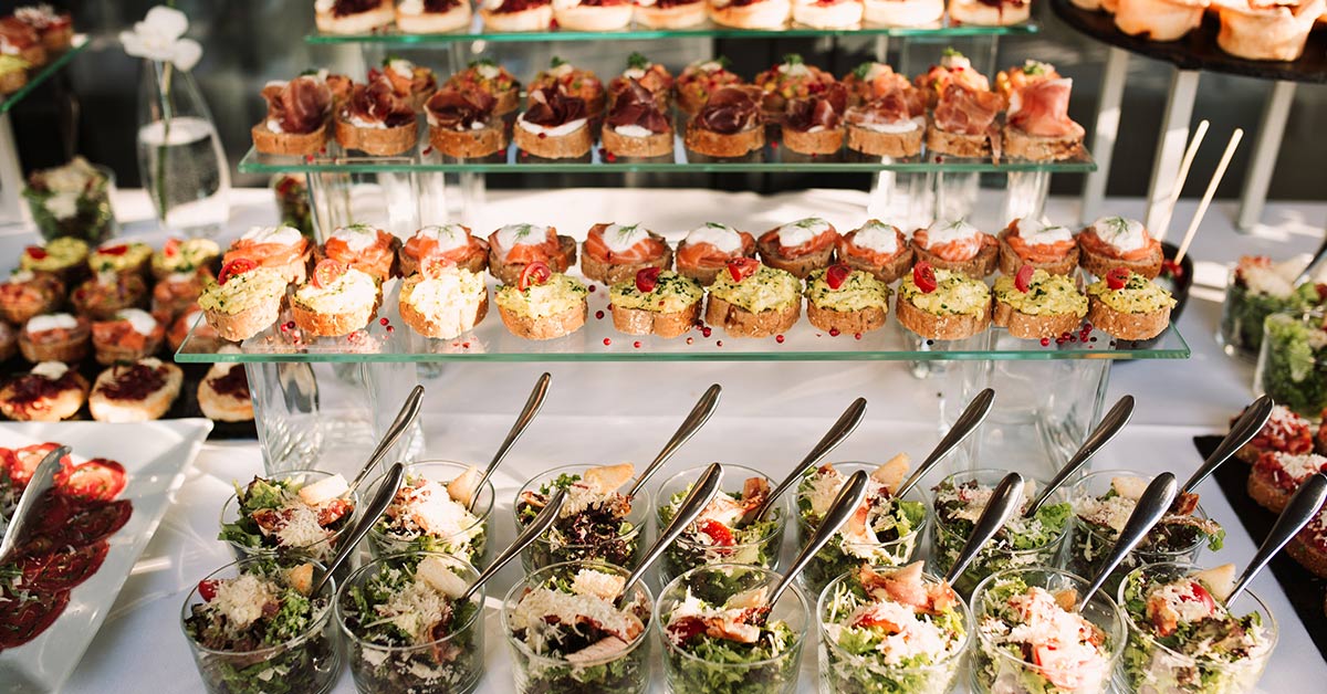 wedding salads in spring