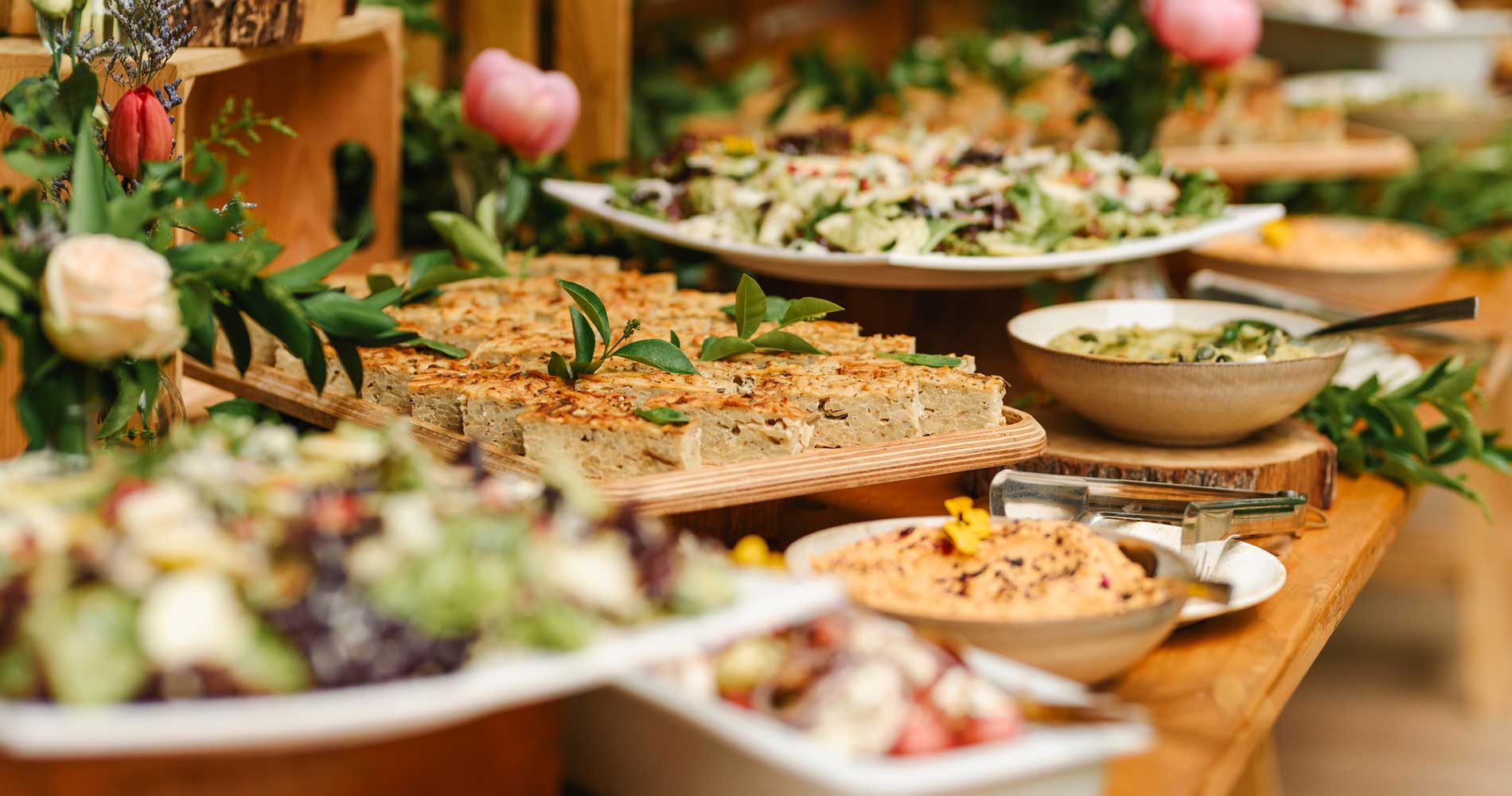 summer graduation catering food