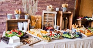 Fall wedding catering foods